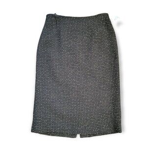 Piazza Sempione Pencil Skirt Womens 6 Wool Tweed Knee Length Classy Business